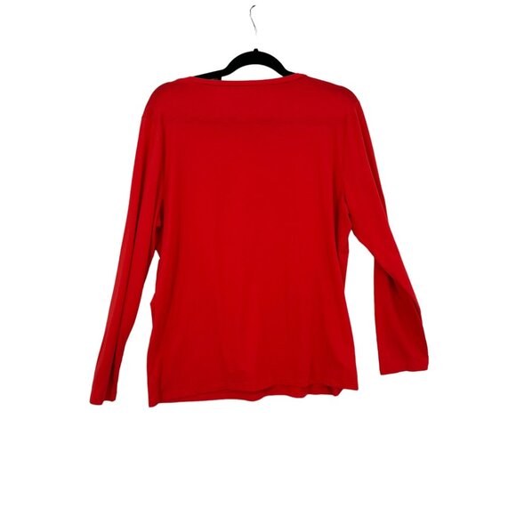 Ann‎ Taylor Factory Tee Shirt Womens Size XL Orange Classic Basic Capsule - Picture 6 of 6